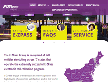 Tablet Screenshot of e-zpassgroup.com